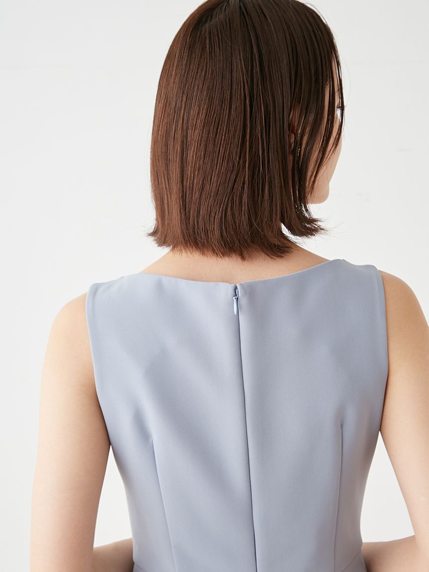 【新品タグ付き】スナイデル　ケープセットタイトドレス　ブルー