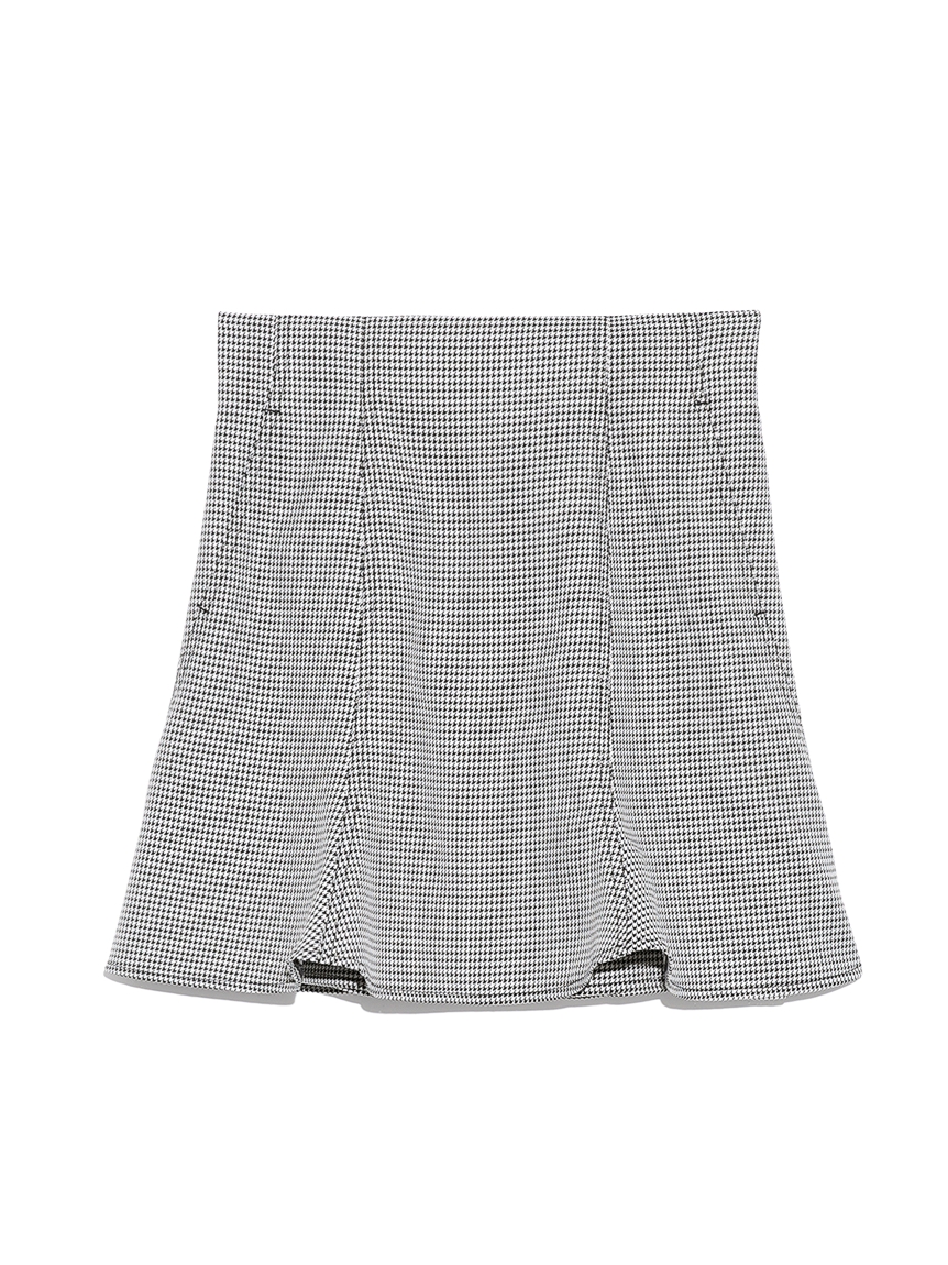 SNIDEL フレアーミニスカショーパン BLK 0 スカート ミニスカート 