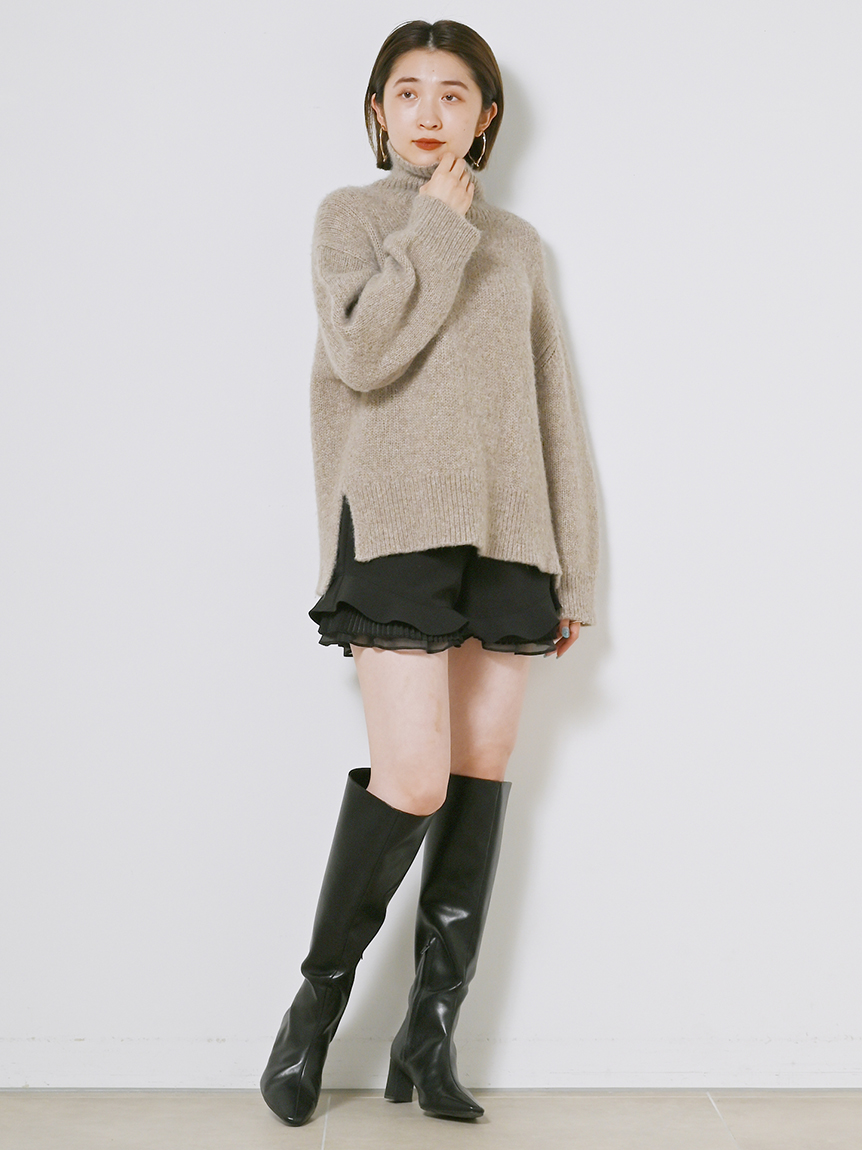 スナイデル 馬場ふみかさん着用 ＦＡＵＸ ＦＵＲ ダッフルコート