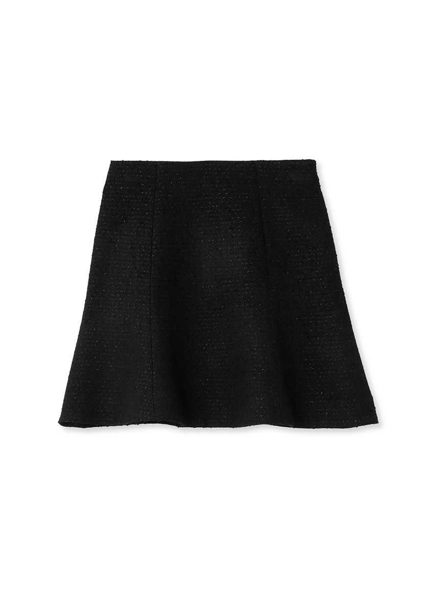 スナイデル　snidel ツイードミニスカート　ブラック 黒　２　Ｌ★新品ミニスカート