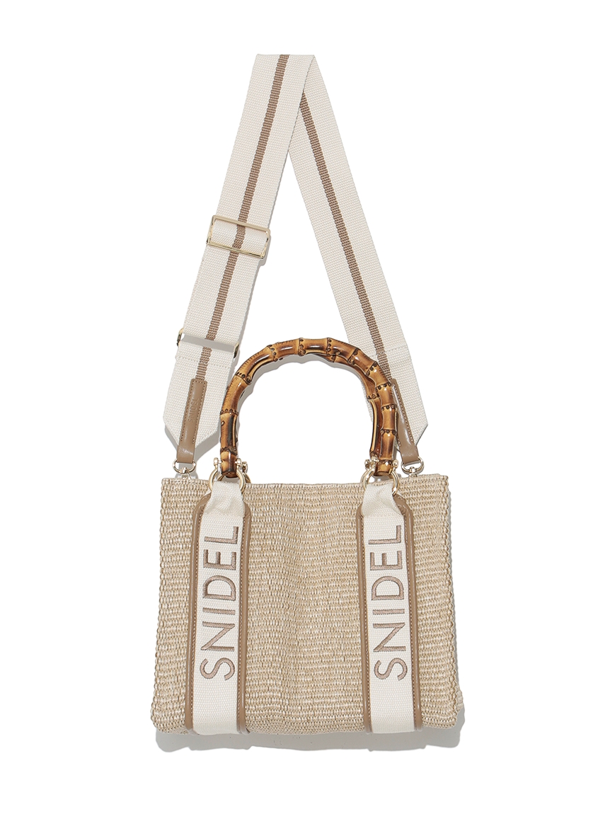 SNIDEL（スナイデル）の「バンブーロゴバッグ（ショルダーバッグ