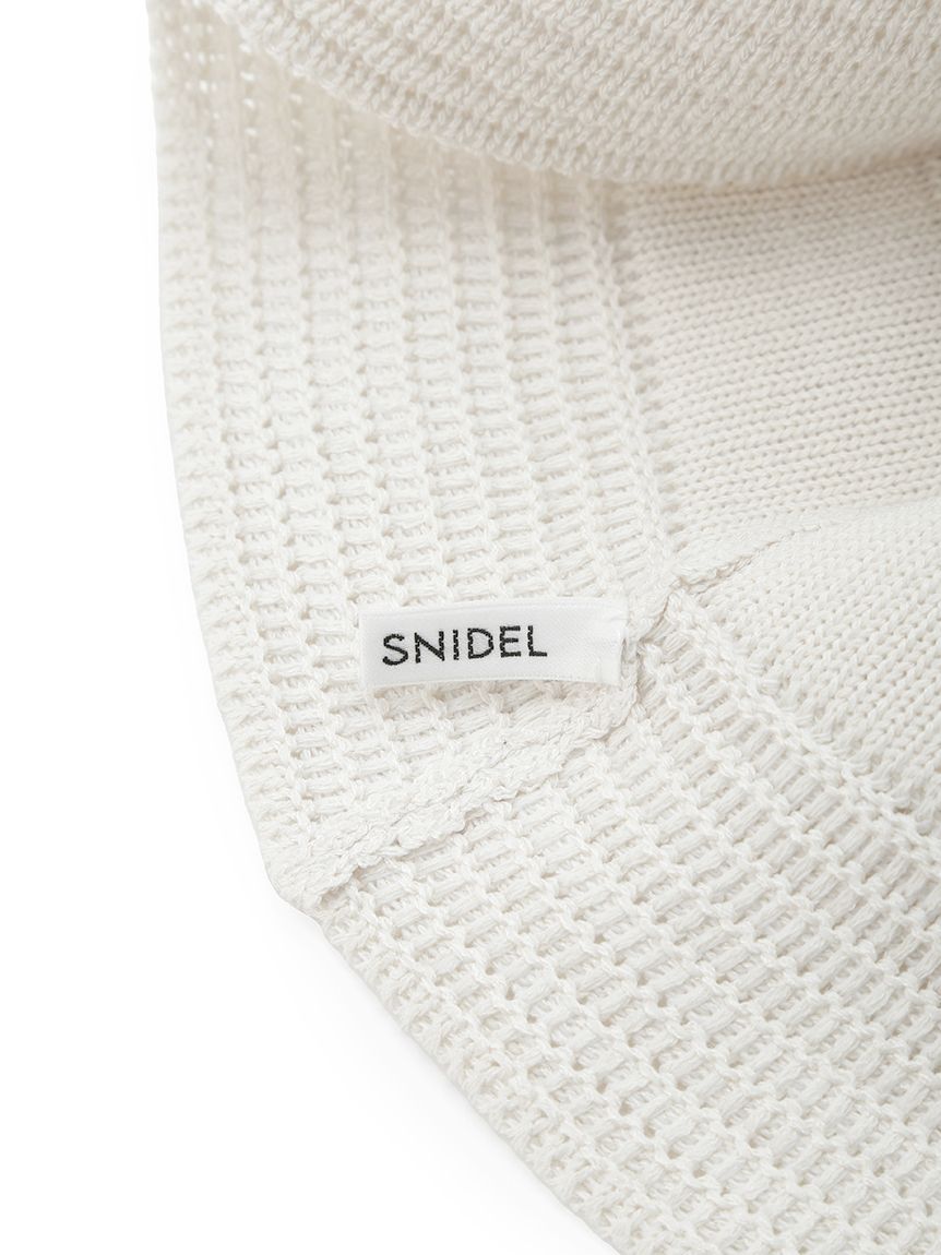 高級品市場 snidel 7500▶︎6900 クロッシェハット 帽子 
