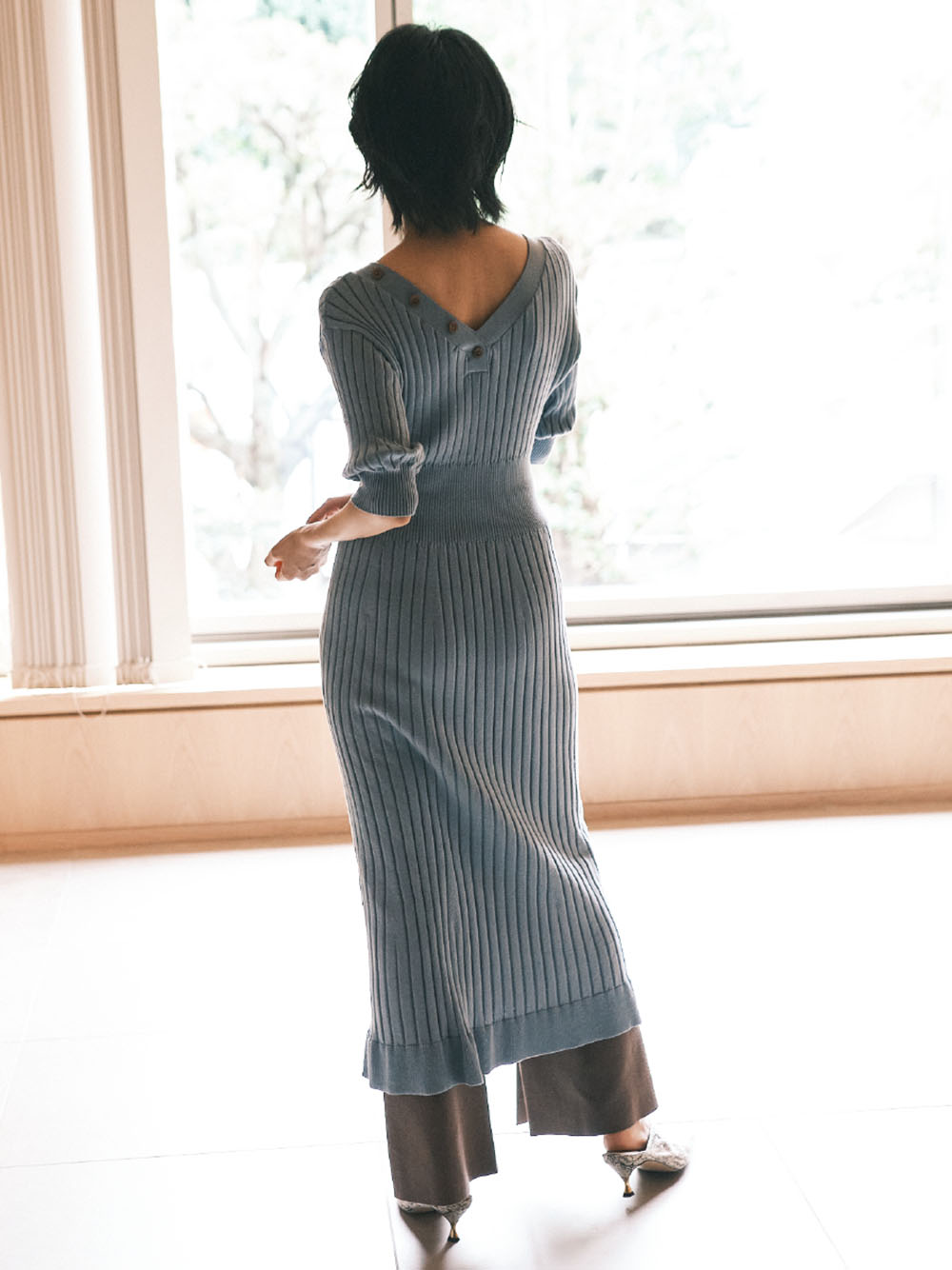 ニットベストレイヤードsetup トップス ボトムセット ワンピース Snidel スナイデル の通販サイト 公式