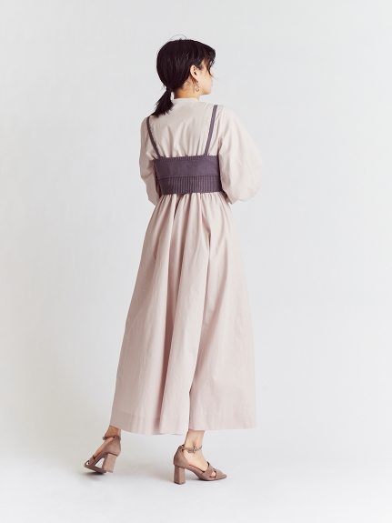 Organicsニットビスチェ付きシャツワンピース マキシ ロングワンピース ワンピース Snidel スナイデル の通販サイト 公式