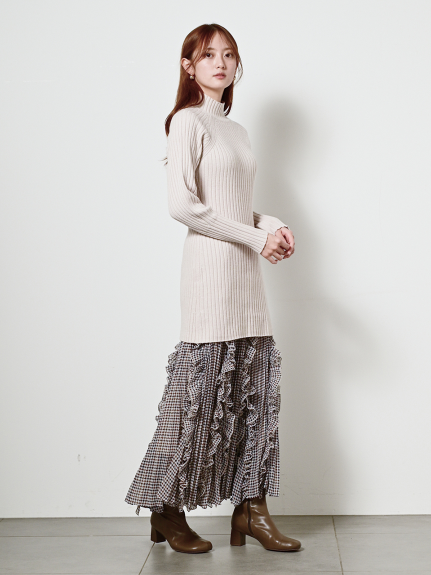 Sustainableリブタイトミニニットワンピース マキシ ロングワンピース ワンピース Snidel スナイデル の通販サイト 公式