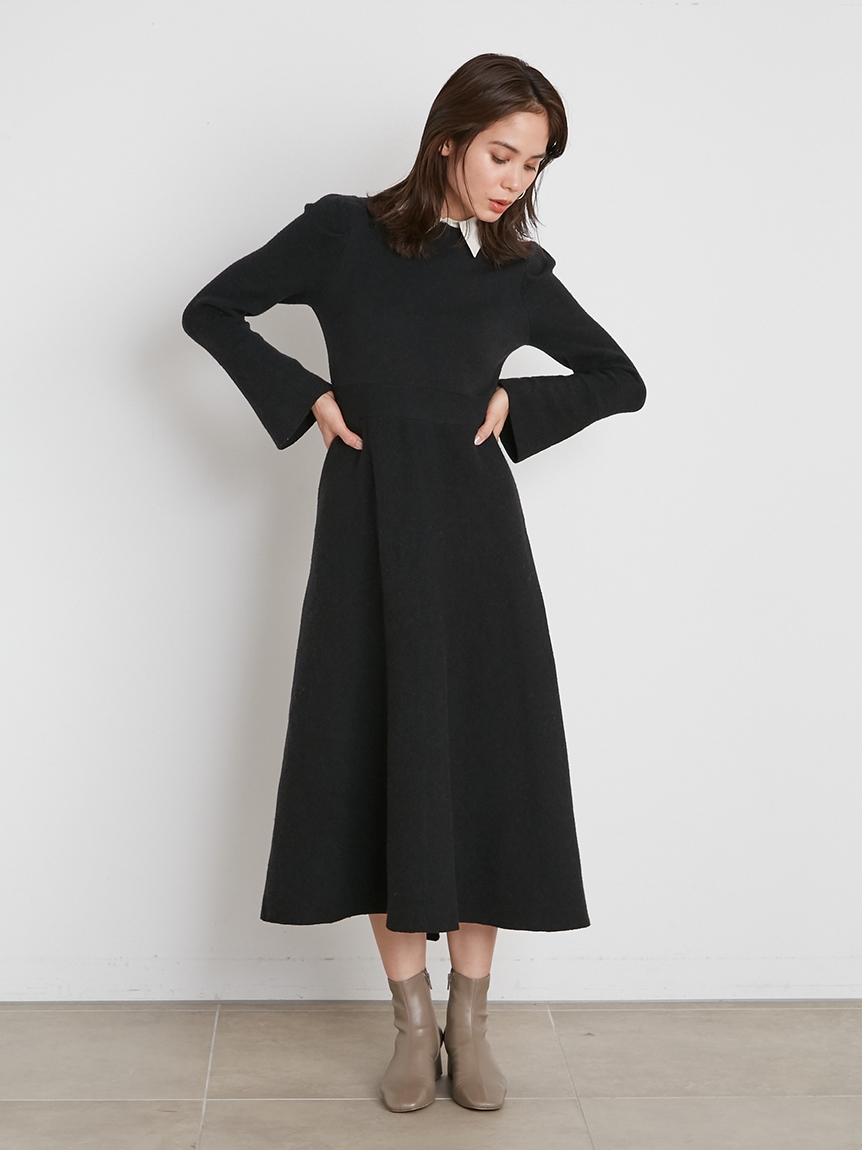 ホワイトカラーニットワンピース マキシ ロングワンピース ワンピース Snidel スナイデル の通販サイト 公式