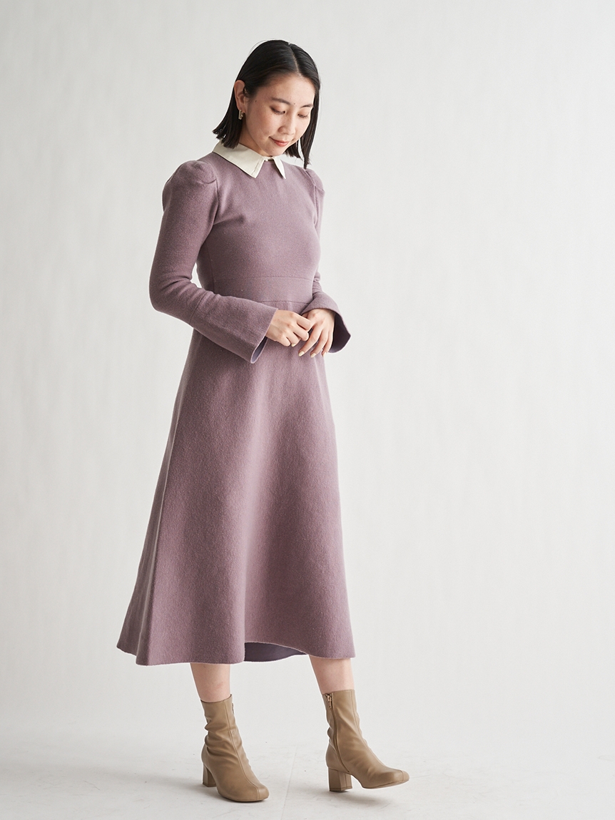 ホワイトカラーニットワンピース マキシ ロングワンピース ワンピース Snidel スナイデル の通販サイト 公式