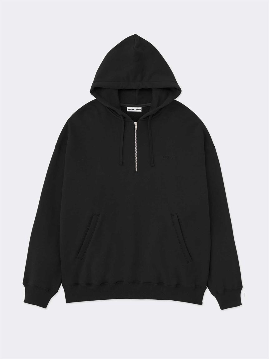 SOHY HALF ZIP UP HOODIE(SWEAT)｜SOFTHYPHEN （ソフトハイフン）の