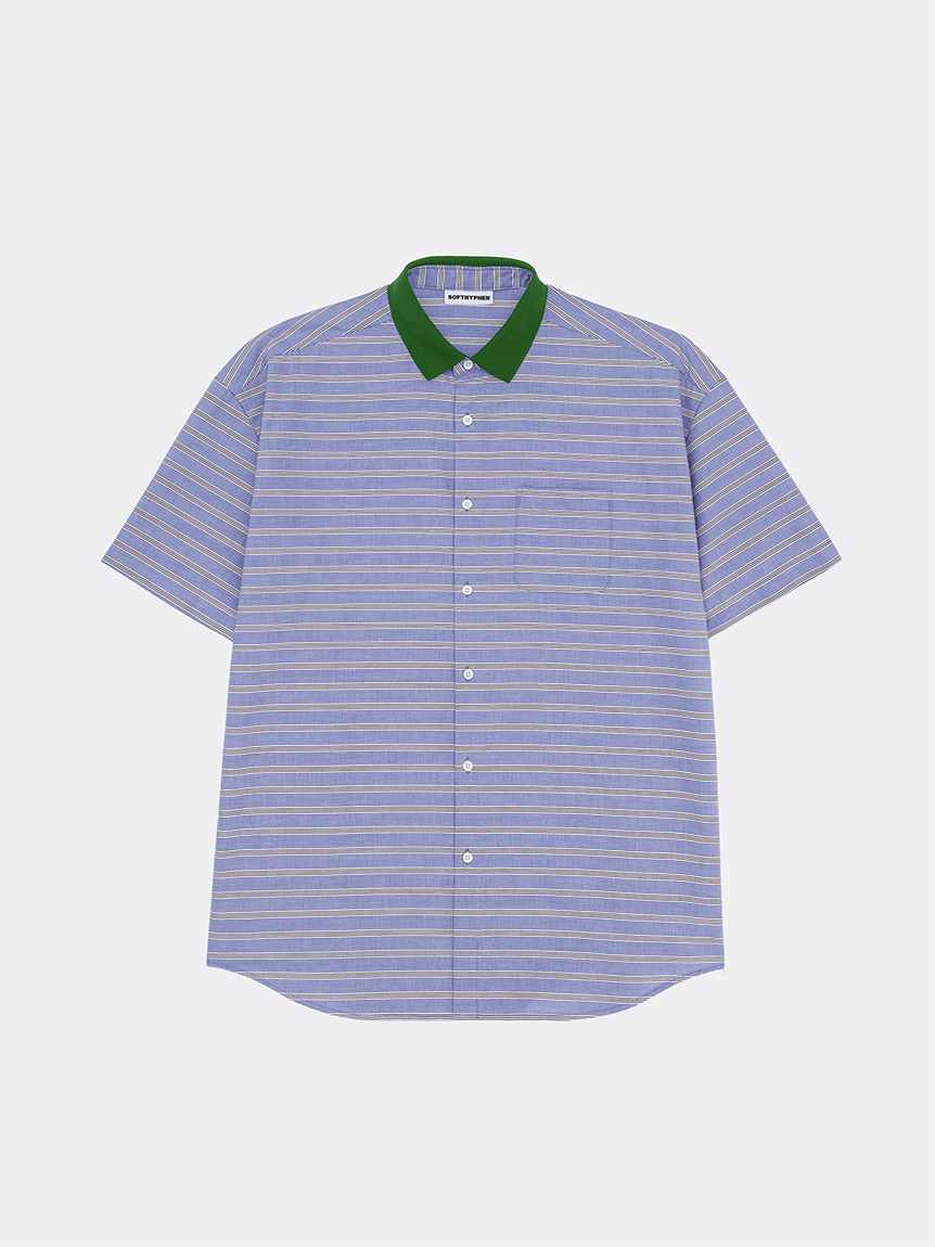 hjerte【未使用】relax stripe shirts グリーン relax stripe shirts – hjerte