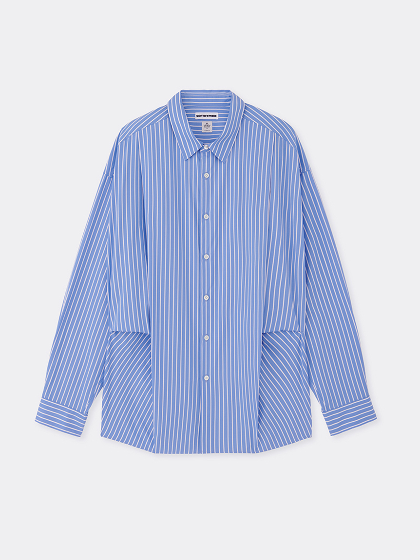 THOMAS MASON TUCKED DETAIL OVERSIZED SHIRT(SHIRTS