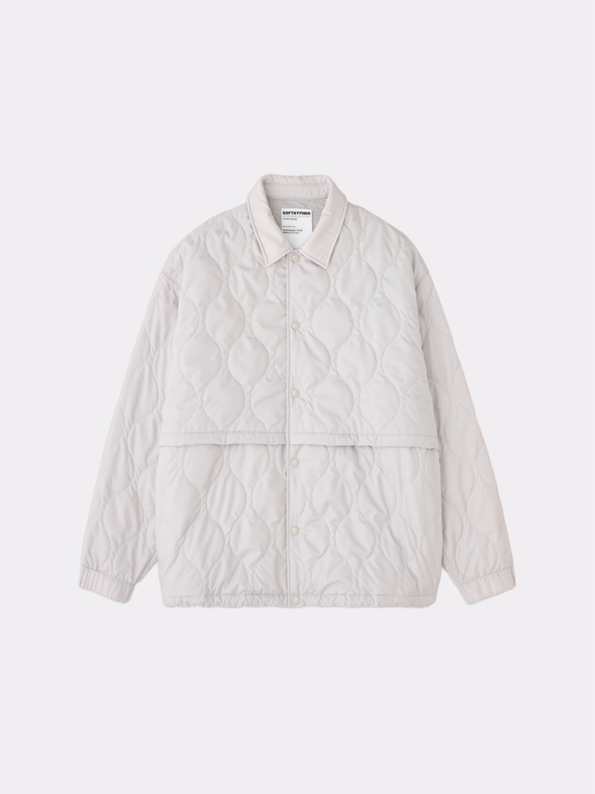 QUILTED ZIP POCKET BENCH JACKET(OUTERWEAR)｜SOFTHYPHEN （ソフト ...