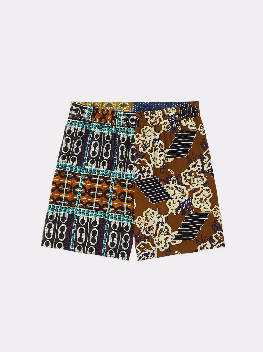 送料込】【送料込】タグ付き SOFTHYPHEN CHECK WIDE SHORTS ユニ