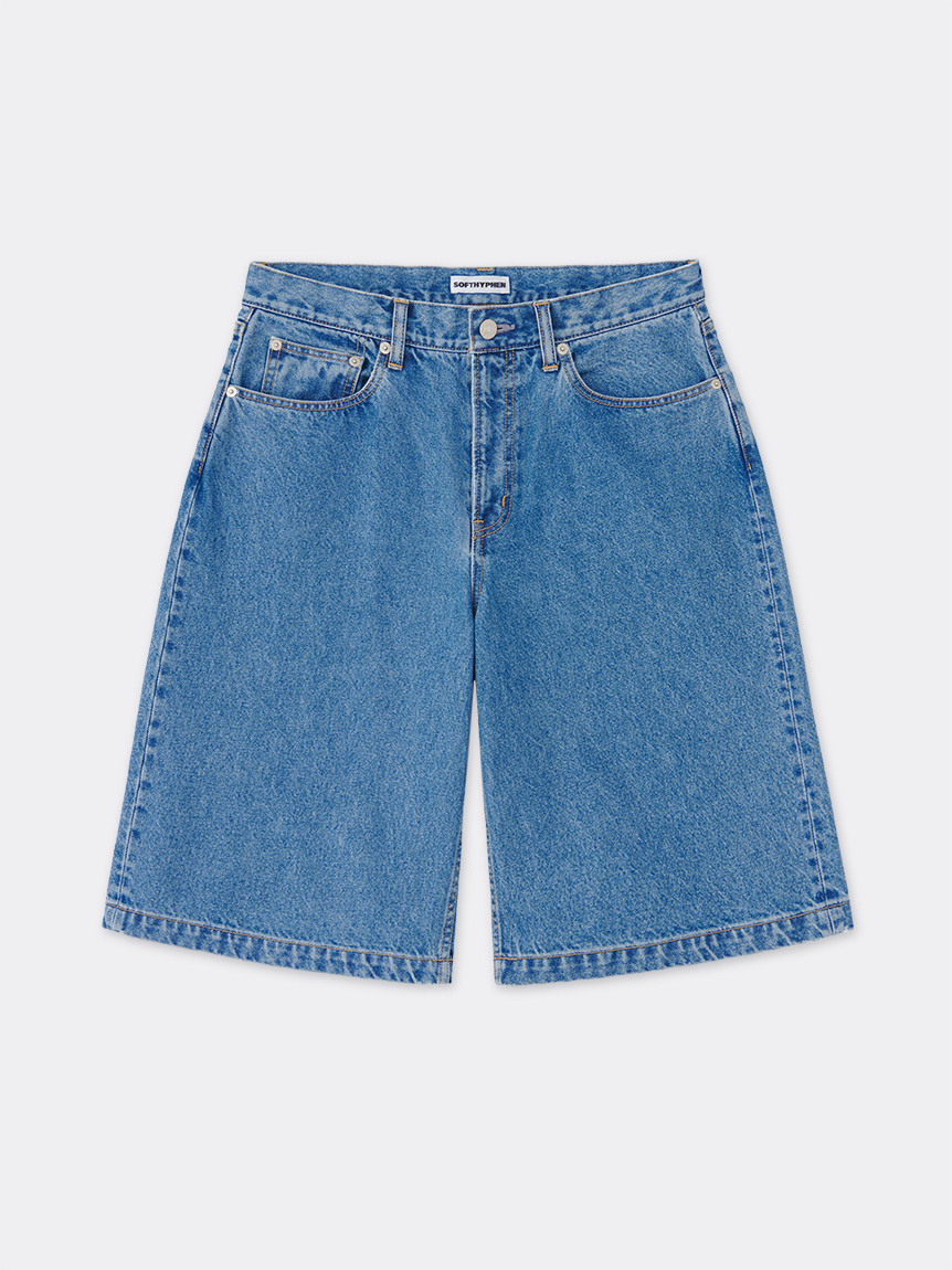 BAGGY DENIM SHORTS(JEANS)｜SOFTHYPHEN （ソフトハイフン）の