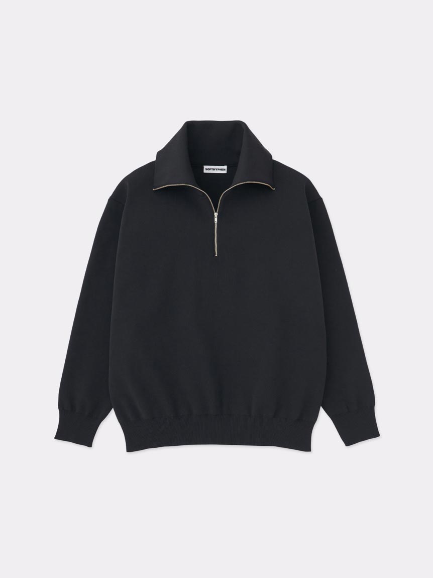 【新品タグ付き】nknit  half zip sweatshirt size①