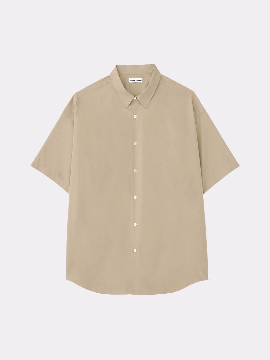TYPEWRITER OVERSIZED S/S SHIRT(SHIRTS)｜SOFTHYPHEN （ソフト
