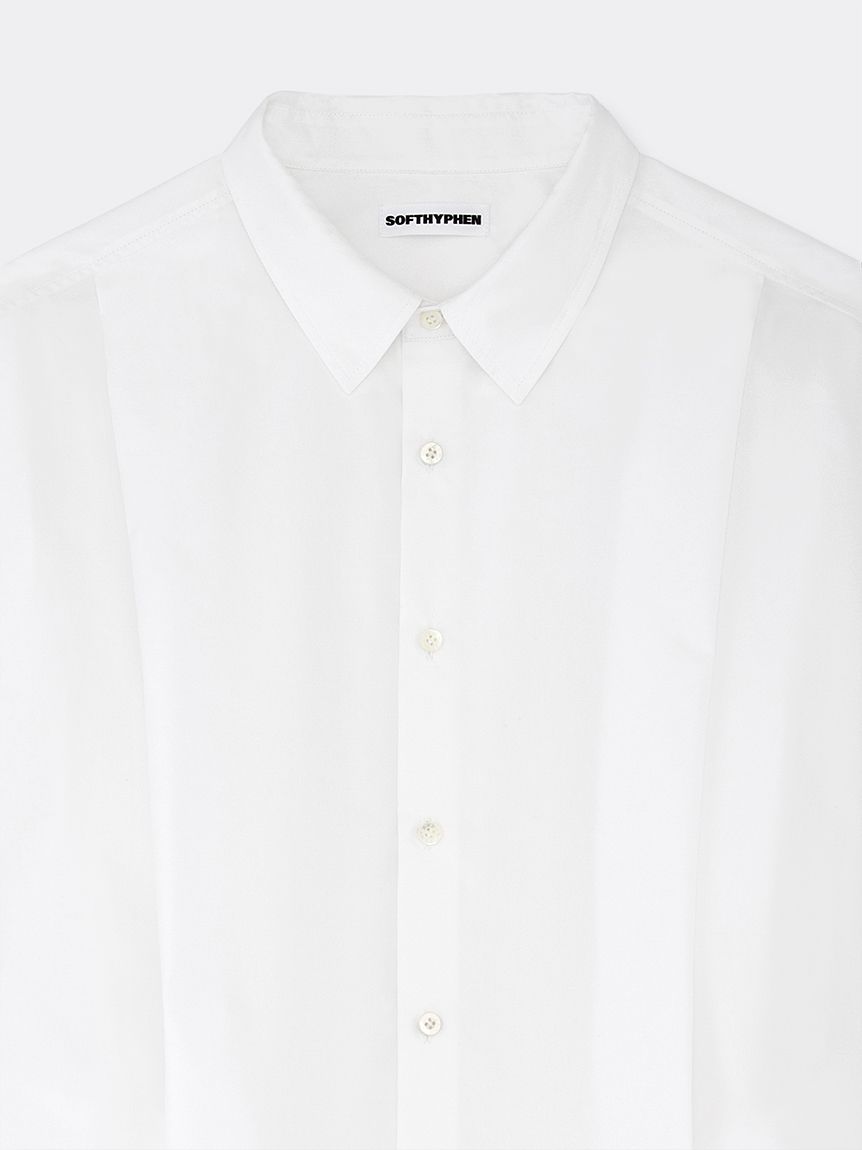 TUCKED DETAIL OVERSIZED SHIRT(SHIRTS)｜SOFTHYPHEN （ソフト