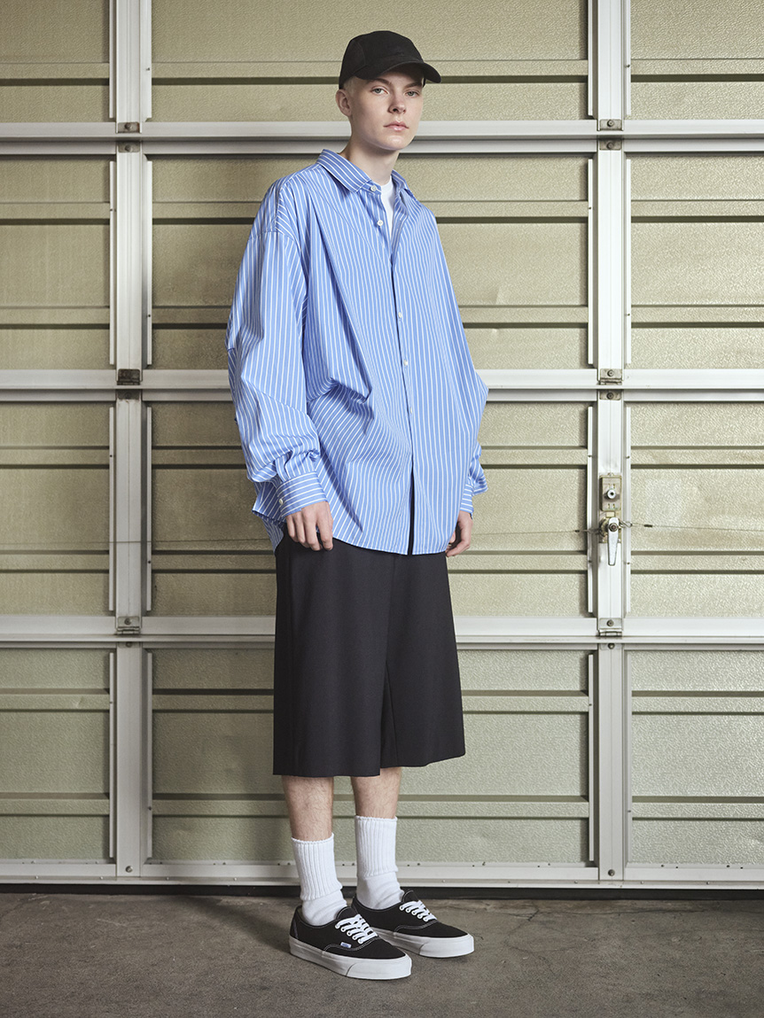 THOMAS MASON TUCKED DETAIL OVERSIZED SHIRT(SHIRTS