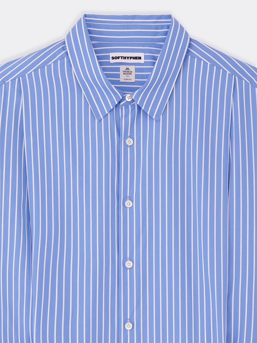 トップス THOMAS MASON for GP Oversized Shirt THOMAS MASON TUCKED DETAIL OVERSIZED SHIRT(SHIRTS