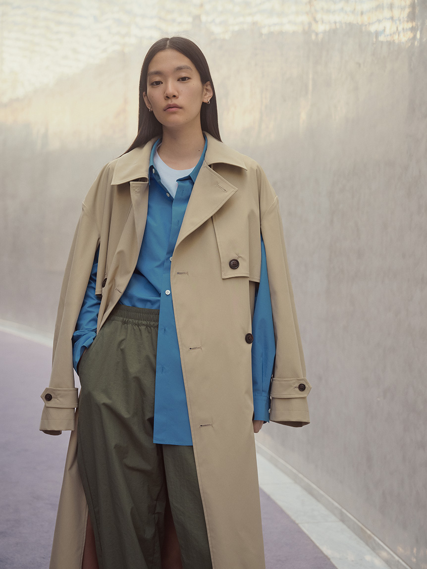 ARMHOLE SLIT TRENCH COAT(OUTERWEAR)｜SOFTHYPHEN （ソフトハイフン）の通販サイト【公式】