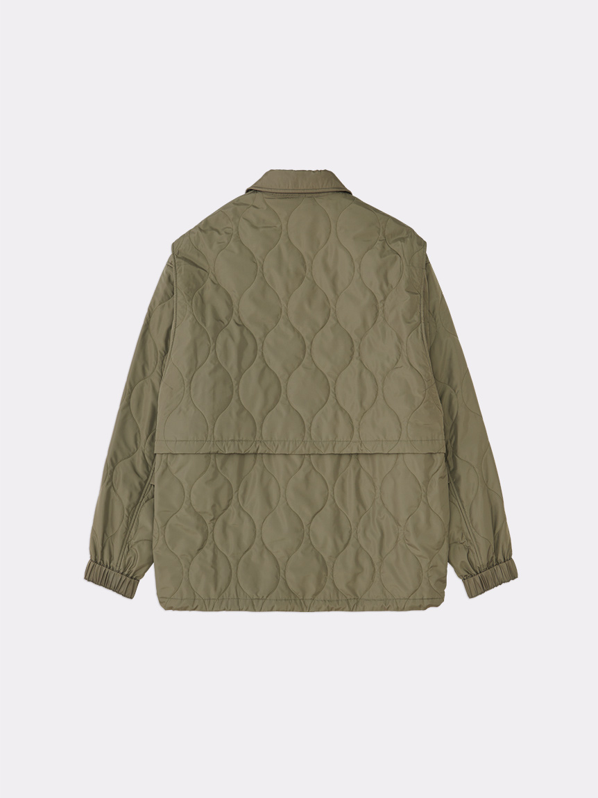 QUILTED ZIP POCKET BENCH JACKET(OUTERWEAR)｜SOFTHYPHEN （ソフト ...