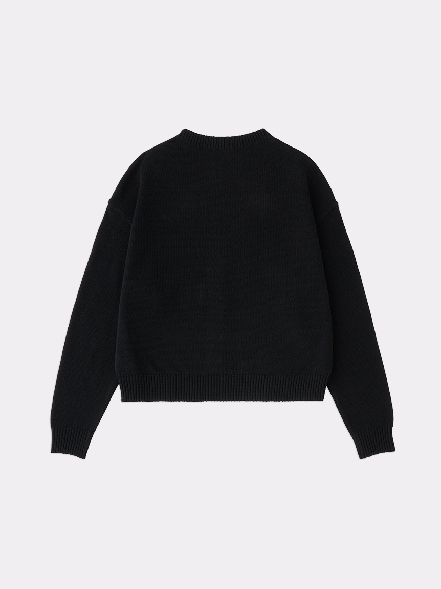 FAUX LEATHER FRONT KNIT CARDIGAN(KNITWEAR)｜SOFTHYPHEN （ソフト ...