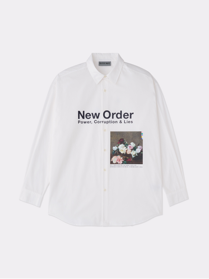 WAVE × New Order】 Power, Corruption & Lies SHIRT(SHIRTS