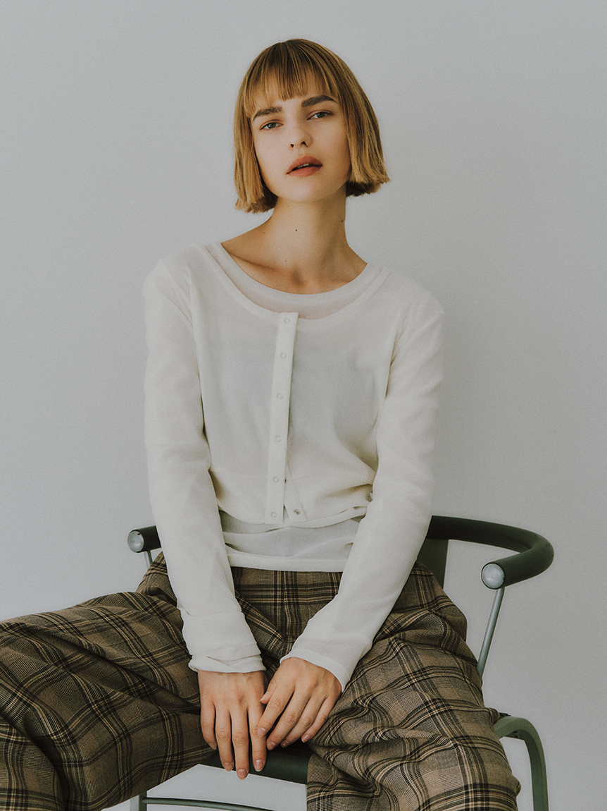 フロッキーチュール2WAYトップス(Tシャツ/カットソー)｜トップス