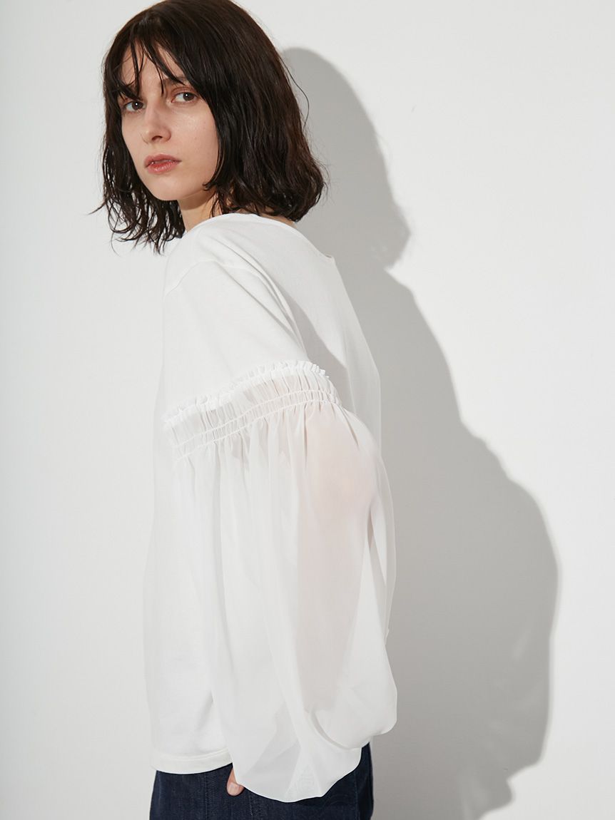 シフォンスリーブトップス(Tシャツ/カットソー)｜トップス│styling 