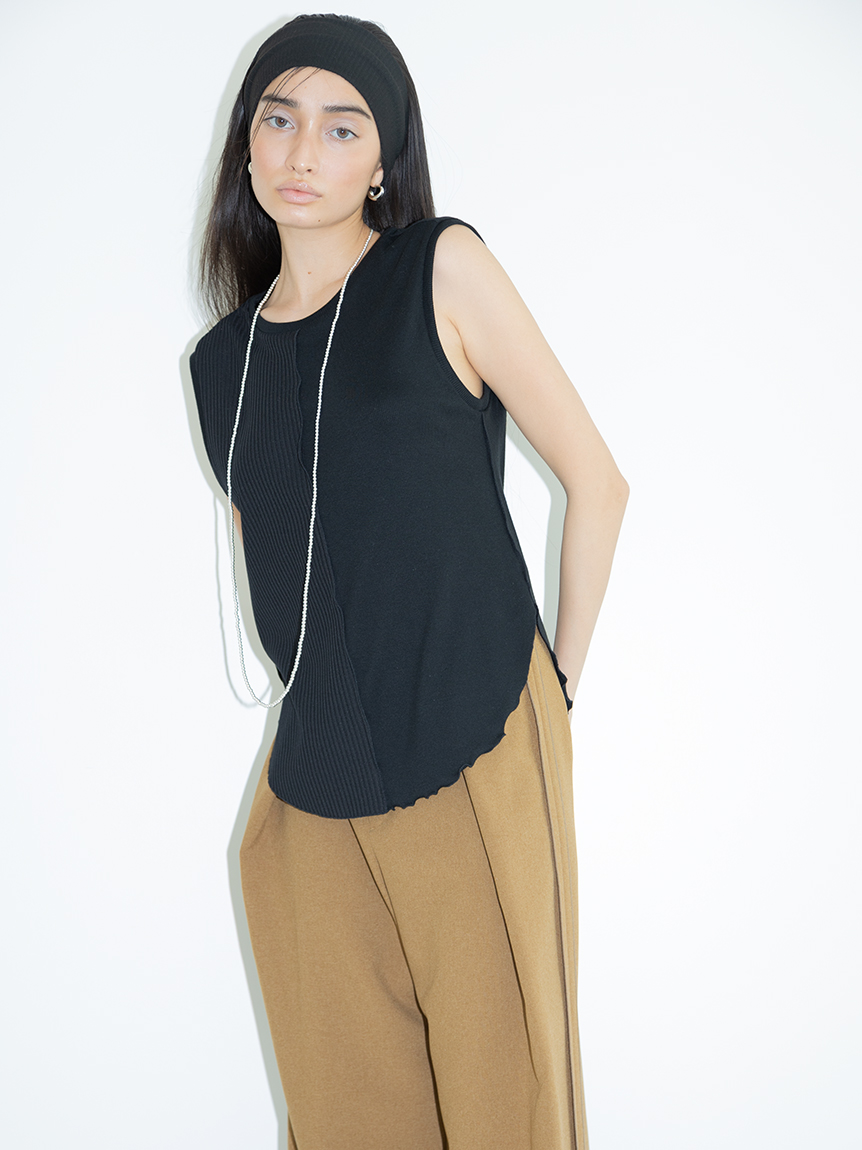 styling/ スタイリング ノーカラージレ カーキ セットアップ