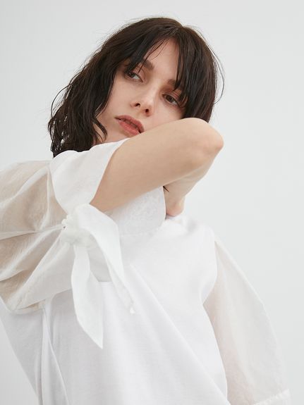 styling(スタイリング) 【s/s】UVカットエアリーボウスサイドトップス トップス│styling/（スタイリング/）の通販サイト【公式】