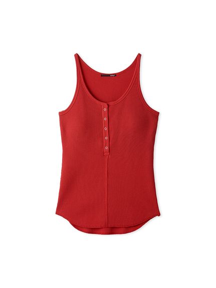 アレンジタンクトップ　見本 ヘンリーネックタンクトップ(タンクトップ/キャミソール)｜トップス