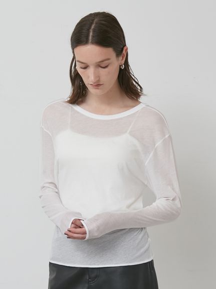 オフショルダーカットトップス(カットソー)｜トップス│styling