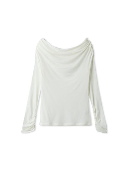 新品　スタイリングStyling/ ホワイトトップス　オフショル オフショルダーカットトップス(カットソー)｜トップス│styling