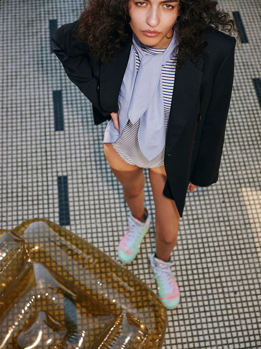 スカーフカラー2WAYシャツ(シャツ/ブラウス)|トップス│styling スカーフカラー2WAYシャツ(シャツ/ブラウス)|トップス│styling