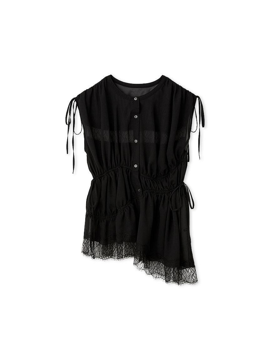 シフォンギャザーブラウス(シャツ/ブラウス)｜トップス│styling