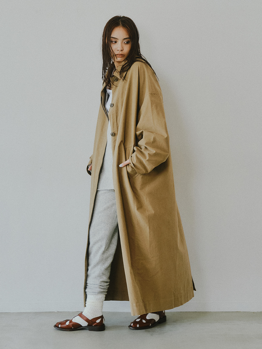 ロングステンカラーコート(コート)｜アウター│styling/（スタイリング
