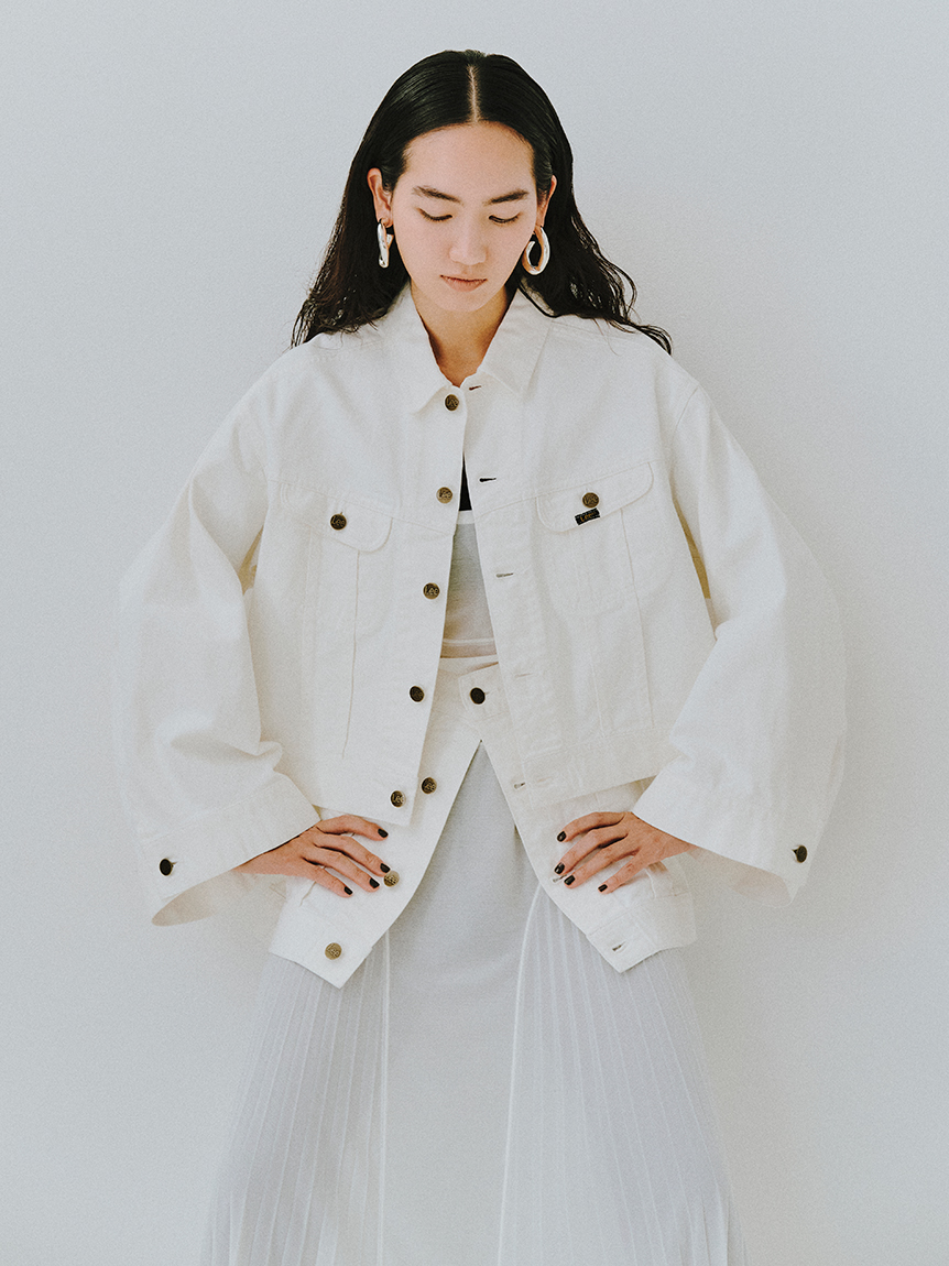 セットアップ対応】【styling/×Lee】デニムブルゾン(ジャケット