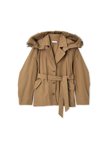 【新品タグ付き】麻混ライン切り替えコート コート｜ MARcourt ONLINE STORE - マーコートオンラインストア