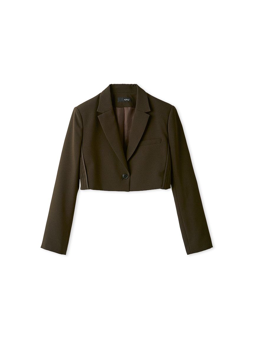 新品☆styling/スタイリング/ジャケット セットアップ対応】ショートスーツジャケット(ジャケット)｜アウター