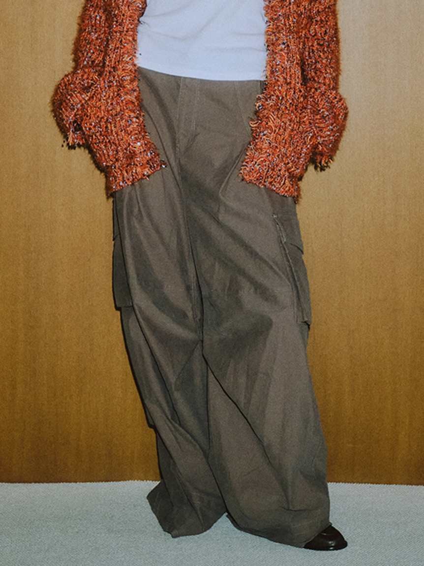 ワイドカーゴパンツ ワイドカーゴパンツ（フルレングスパンツ） | tk.TAKEO KIKUCHI