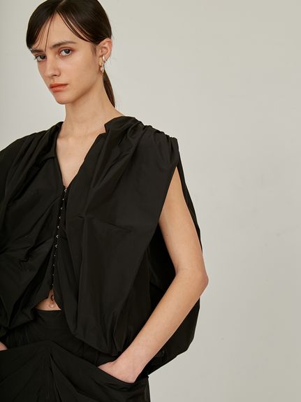 セットアップ対応】バルーンノースリーブトップス(タンクトップ