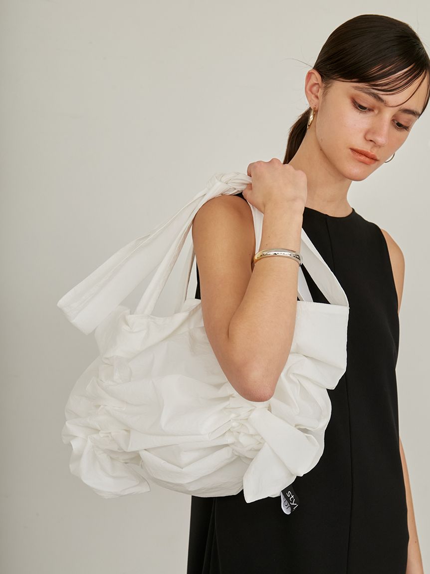 S/S(エスバイエス)】＜ウォッシャブル・撥水＞ギャザーバッグ