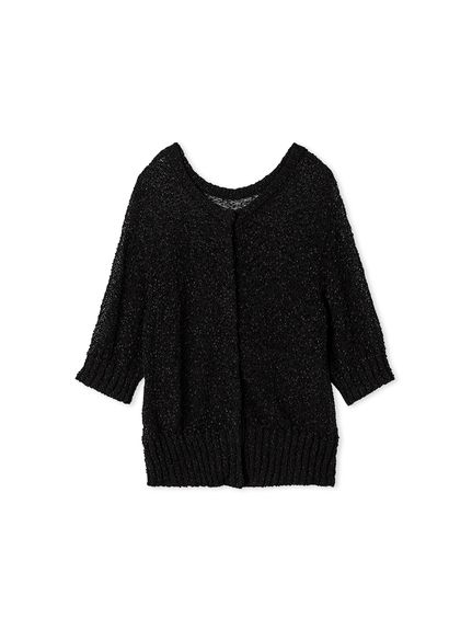 styling/ スタイリング　ストレッチレーストップス　ブラック styling/ ストレッチレーストップス