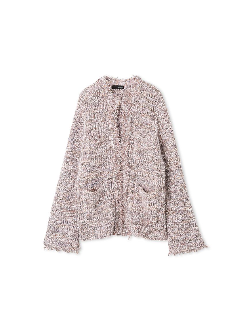 made in  カーディガン ミックスツイードカーディガン(ニット/カーディガン)｜トップス