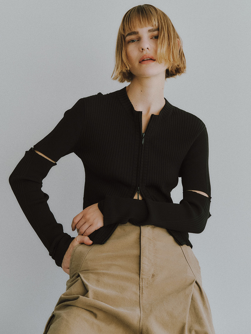 styling/ 【S/S(エスバイエス)】ウォッシャブル・UVカットブラトップ styling/]ウォッシャブル・UVカットボウスサイドトップス