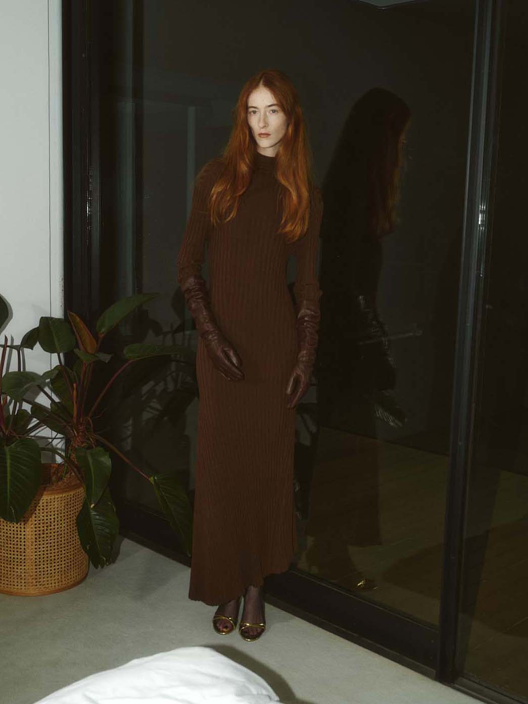 2WAYリブニットワンピース(ニットワンピース)｜ワンピース│styling  