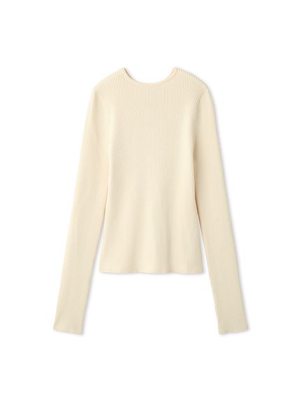 styling DAICHI MIURA シアージャガードドレストップス 襟付きフラワーレースパールビジューシアー長袖タイトミニドレス