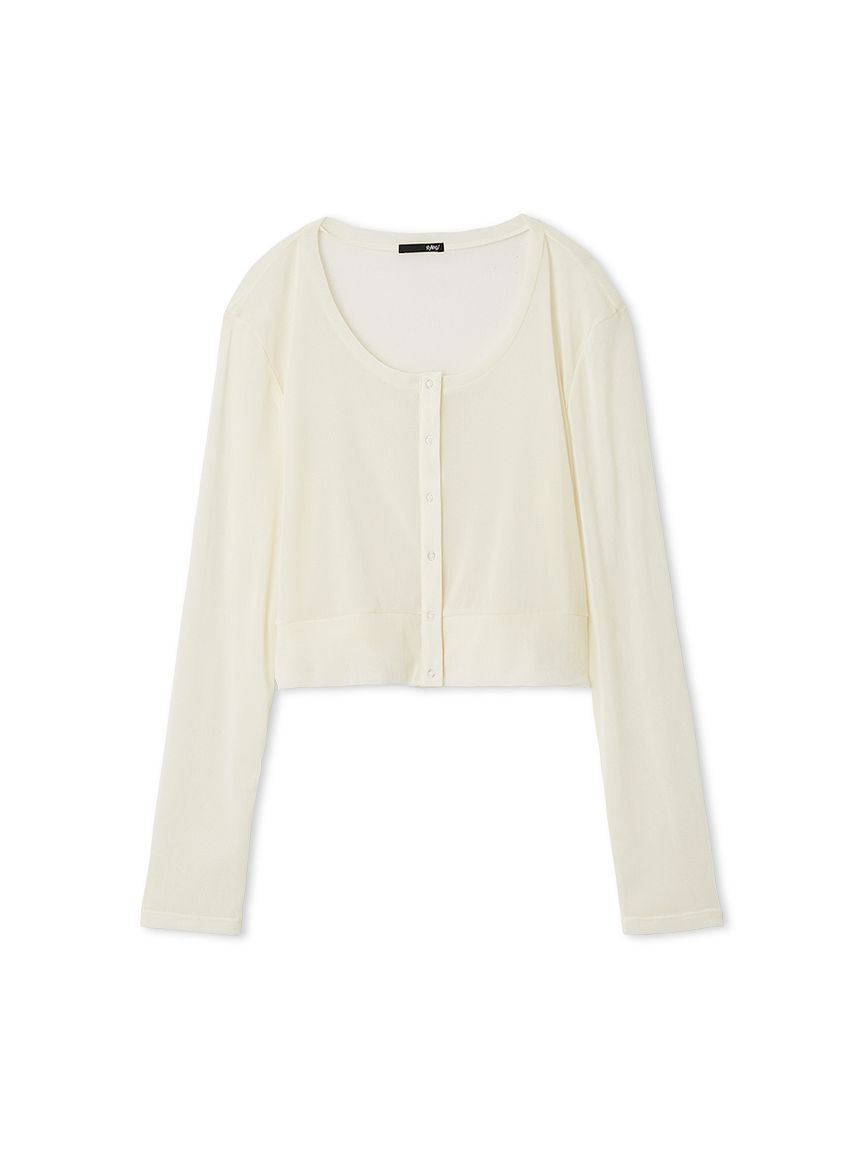 【〈美品〉cygneチュールトップス Richard（0サイズ白）】 美品〉cygneチュールトップス Richard（0サイズ白）】 cygne