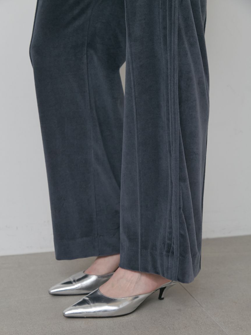 WEB限定カラーあり】【セットアップ対応】ドローコードベロアパンツ