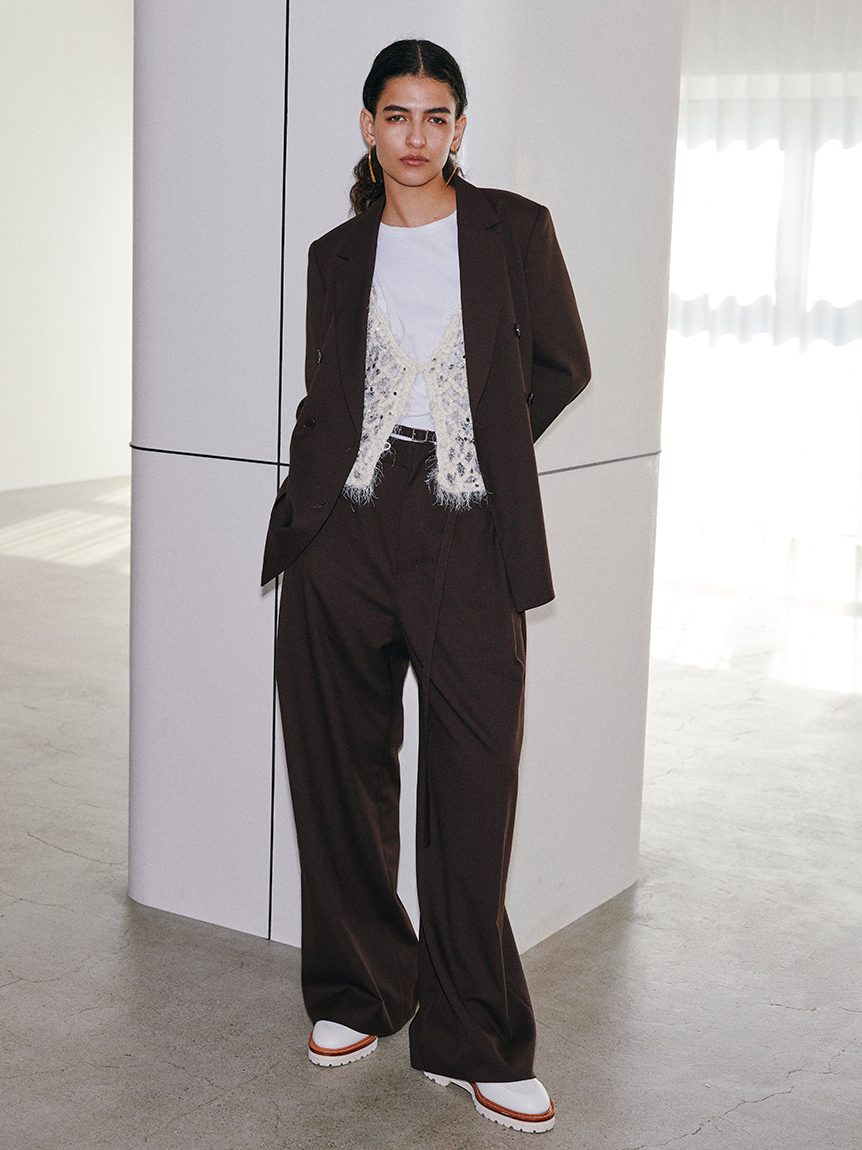 【30％OFFセール】16WCT251062,styling,スタイリング,【セットアイテム】レイヤードカットトップス ,新作,送料無料,インスタ,25SS セットアイテム】レイヤードカットトップス(Tシャツ/カットソー
